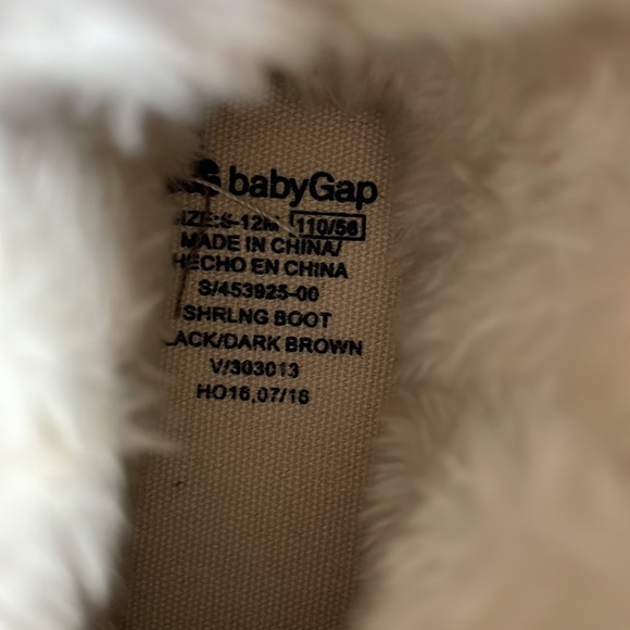 Baby Gap Shearling Boots 6-12 Months - Picture 8 of 8